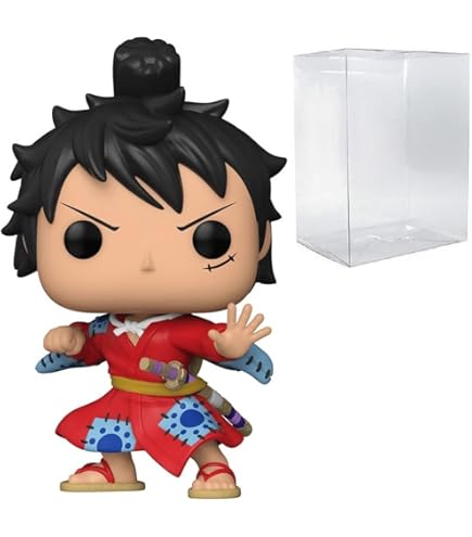 Amazon.com: Funko One Piece Pop! Animation Luffy Kimono (Metallic